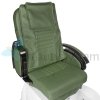 FOTEL DO PEDICURE Z MASAżEM BR-3820D ZIELONY